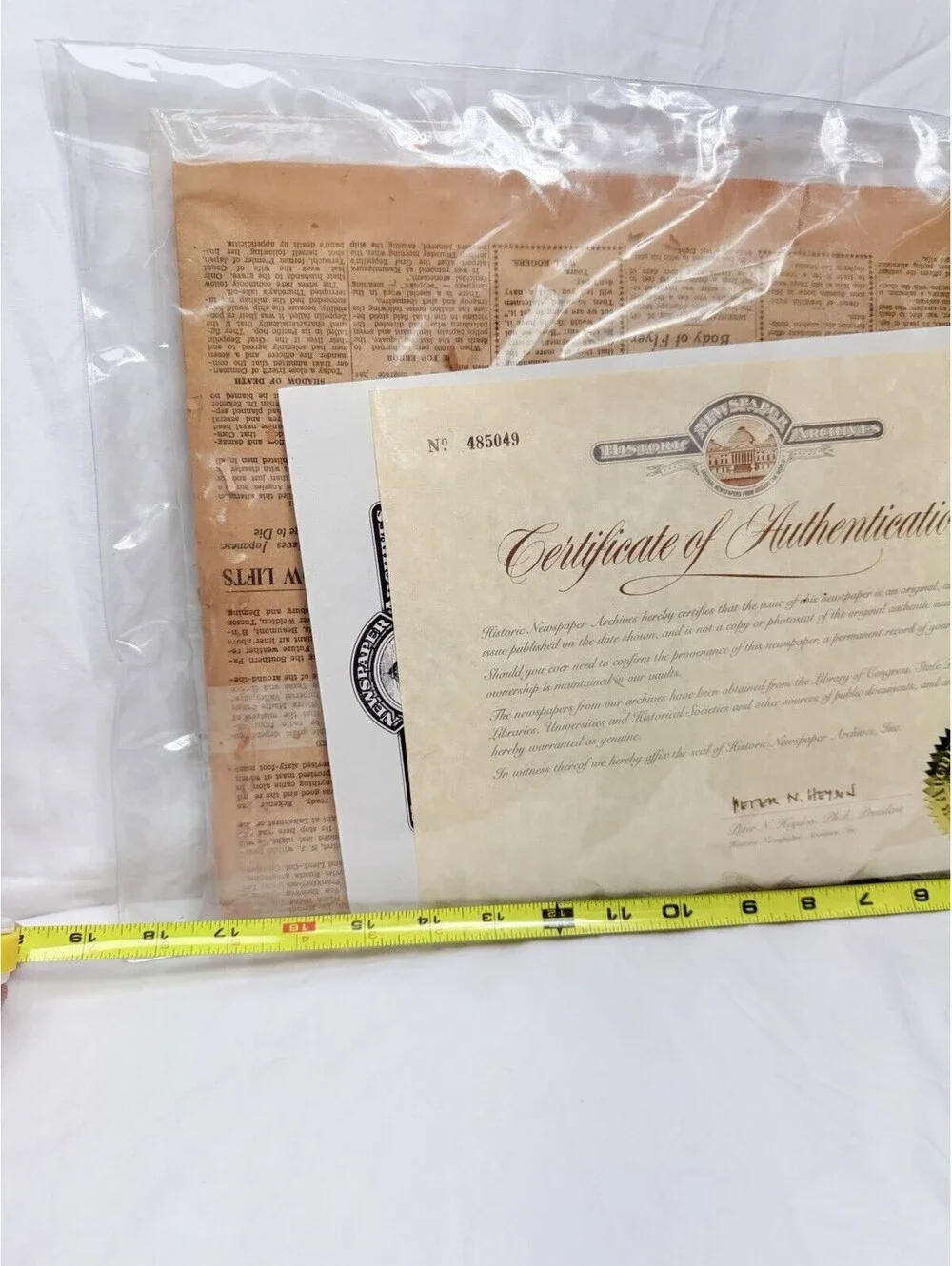 August 27, 1929 Los Angeles Times Newspaper w/ COA Pre-Crash Historic Issue
